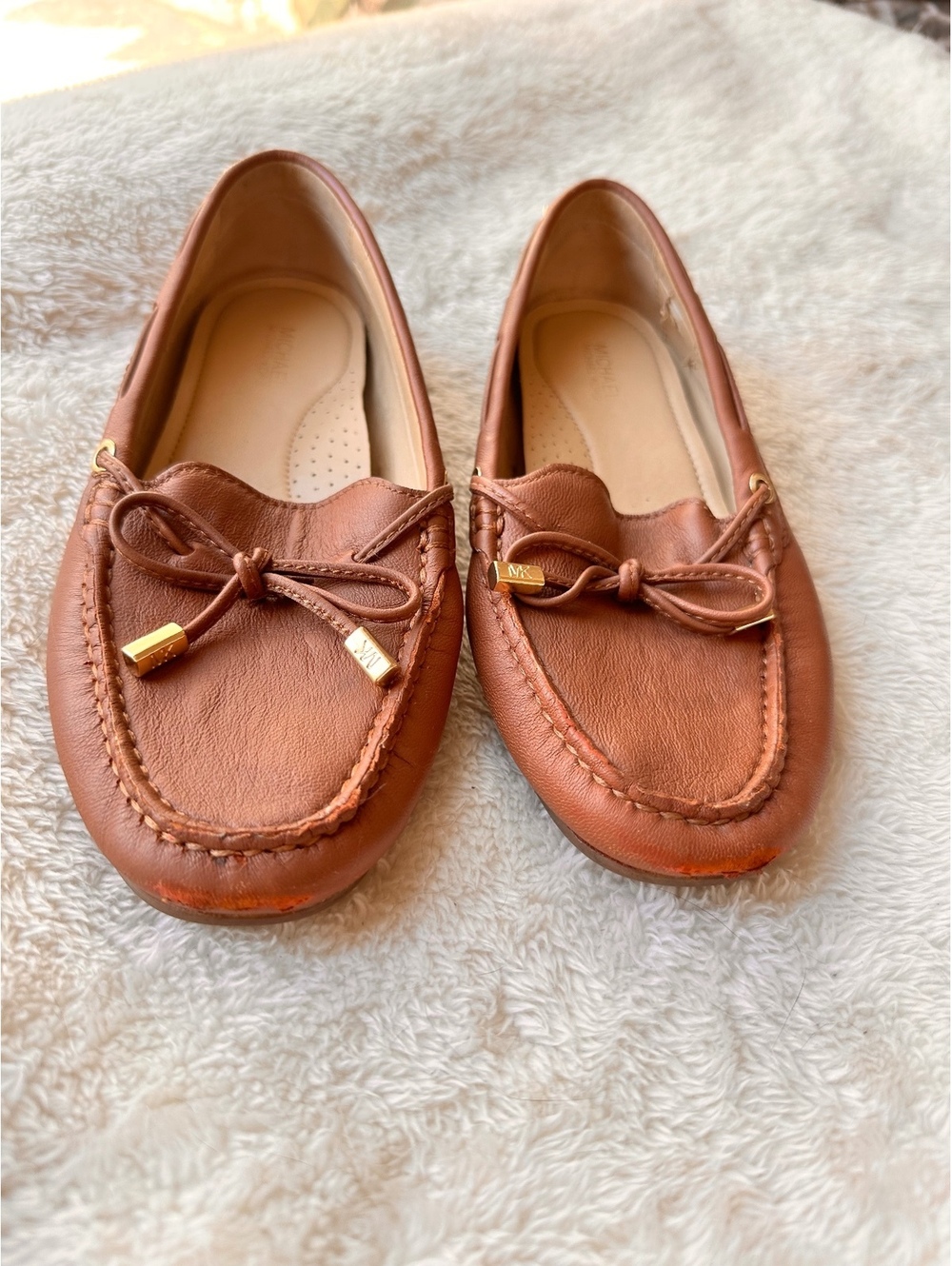 Michael Kors Brown Leather Driving Loafers Moccasins – Women’s 5.5M